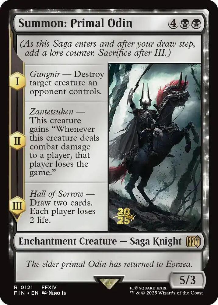 Summon Primal Odin 121s/116 (Prerelease Cards)  - Foil | Good Games Morley