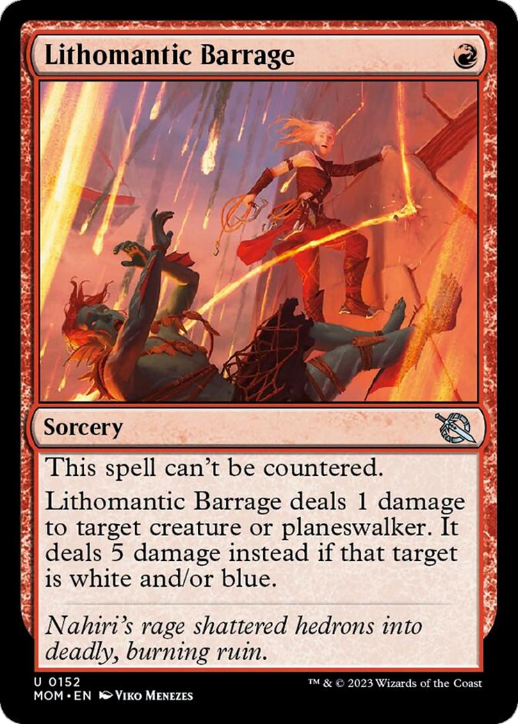 Lithomantic Barrage [March of the Machine] | Good Games Morley