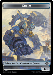 Gnome // Golem Double-Sided Token [The Lost Caverns of Ixalan Tokens] | Good Games Morley