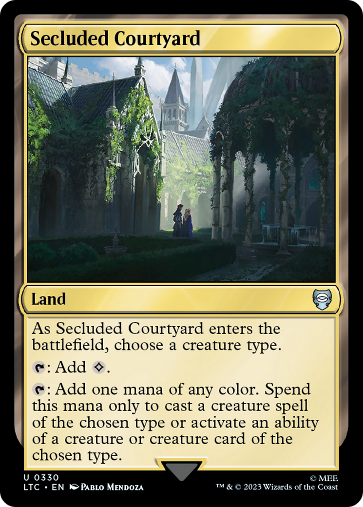 Secluded Courtyard [The Lord of the Rings: Tales of Middle-Earth Commander] | Good Games Morley