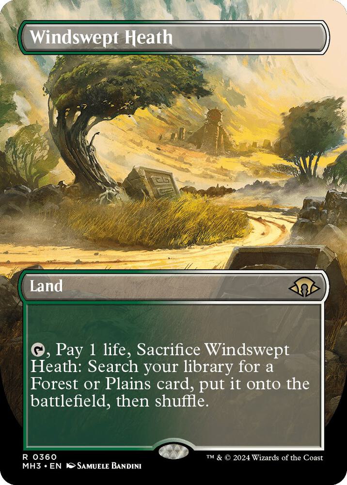 Windswept Heath 360 (Modern Horizons 3)  - Borderless Foil | Good Games Morley