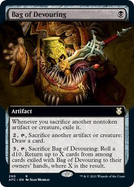 Bag of Devouring Extended Art 290/62 (Commander: Adventures in the Forgotten Realms)  | Good Games Morley