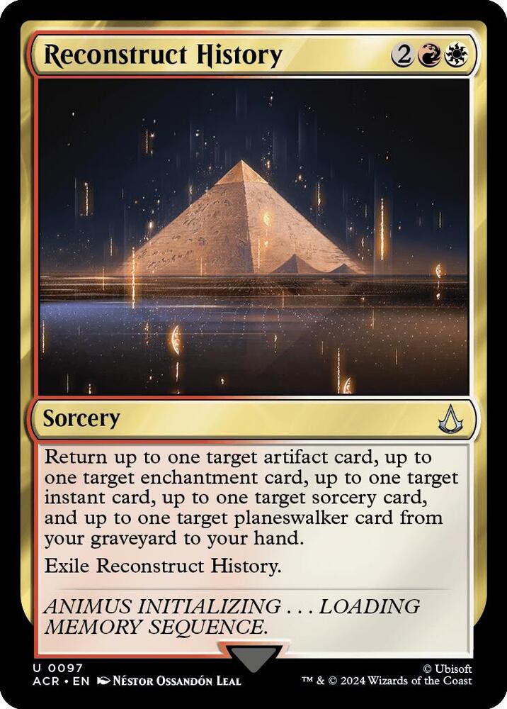Reconstruct History 97 (Universes Beyond: Assassin's Creed)  - Foil | Good Games Morley