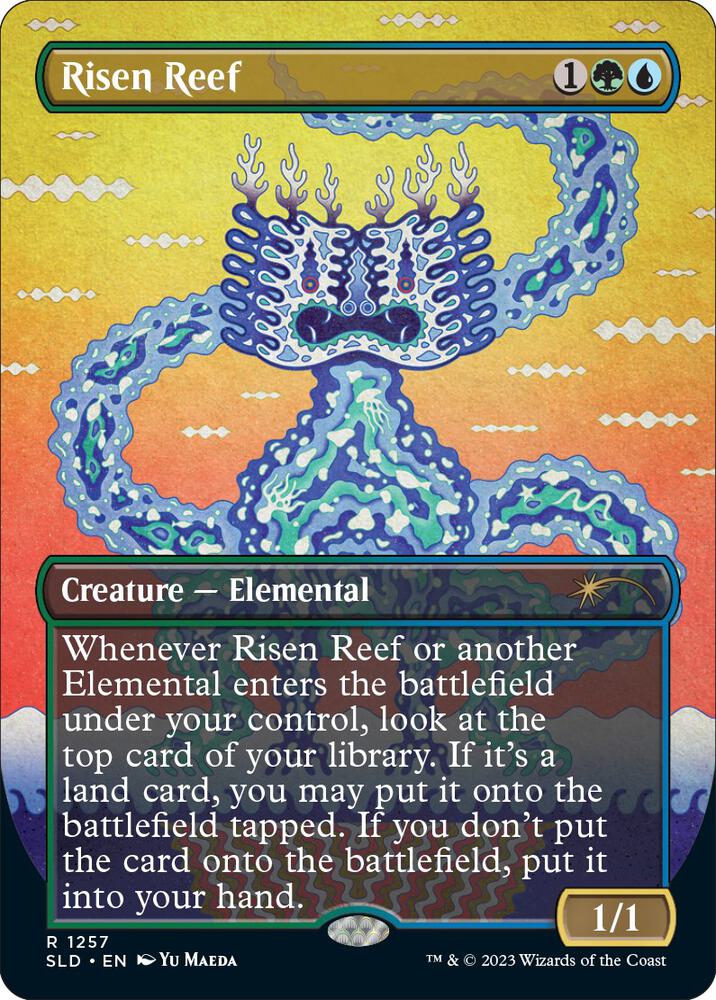 Risen Reef 1257 (Secret Lair Drop Series)  - Borderless Foil | Good Games Morley