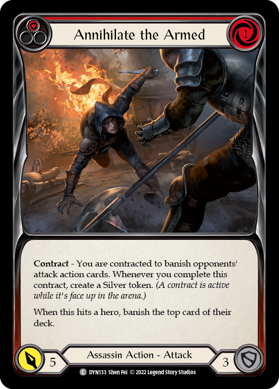 Annihilate the Armed (Red) [DYN133] (Dynasty) | Good Games Morley