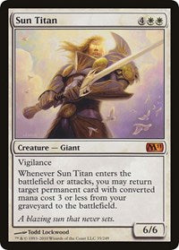 Sun Titan (M11) [Oversize Cards] | Good Games Morley