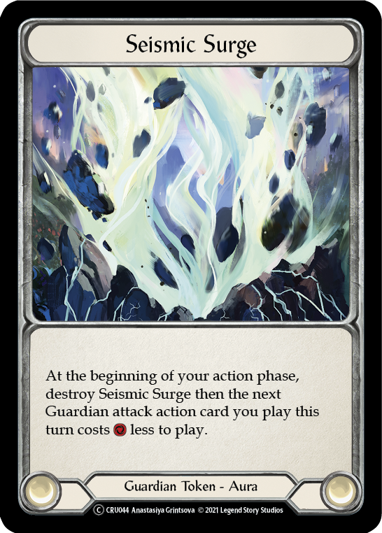 Seismic Surge [U-CRU044] (Crucible of War Unlimited)  Unlimited Rainbow Foil | Good Games Morley