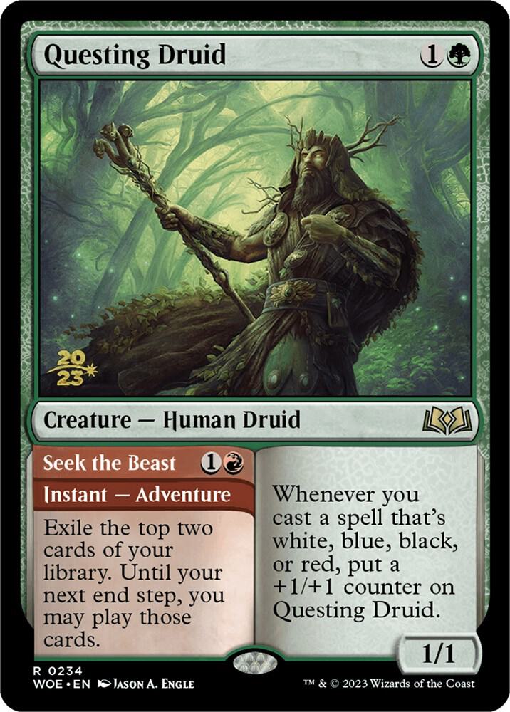 Questing Druid 234s/200 (Prerelease Cards)  - Foil | Good Games Morley