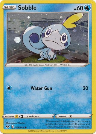 Sobble (054/202) (Cosmos Holo) [Sword & Shield: Base Set] | Good Games Morley