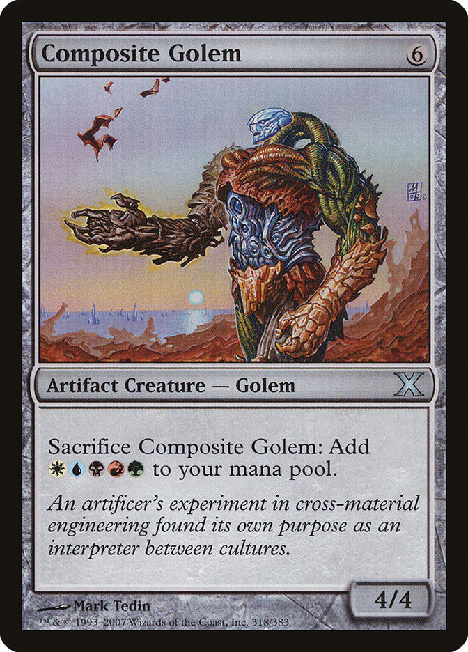 Composite Golem 318/383 (10th Edition)  | Good Games Morley