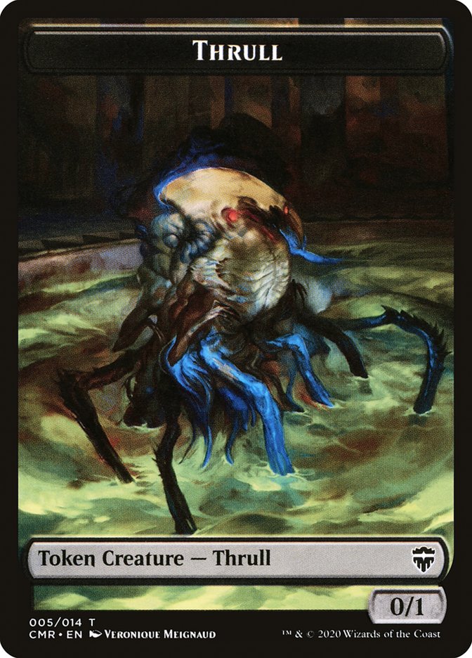 Spirit // Thrull Double-Sided Token [Commander Legends Tokens] | Good Games Morley