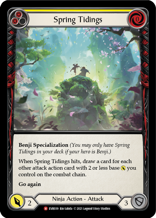 Spring Tidings [EVR039] (Everfest)  1st Edition Rainbow Foil | Good Games Morley