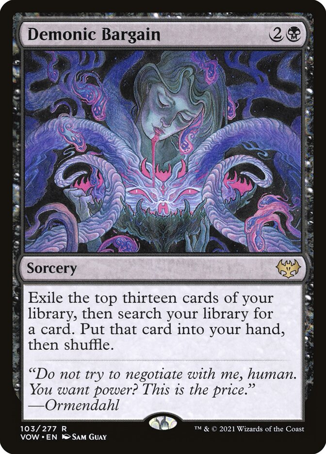 Demonic Bargain 103/277 (Innistrad: Crimson Vow)  | Good Games Morley