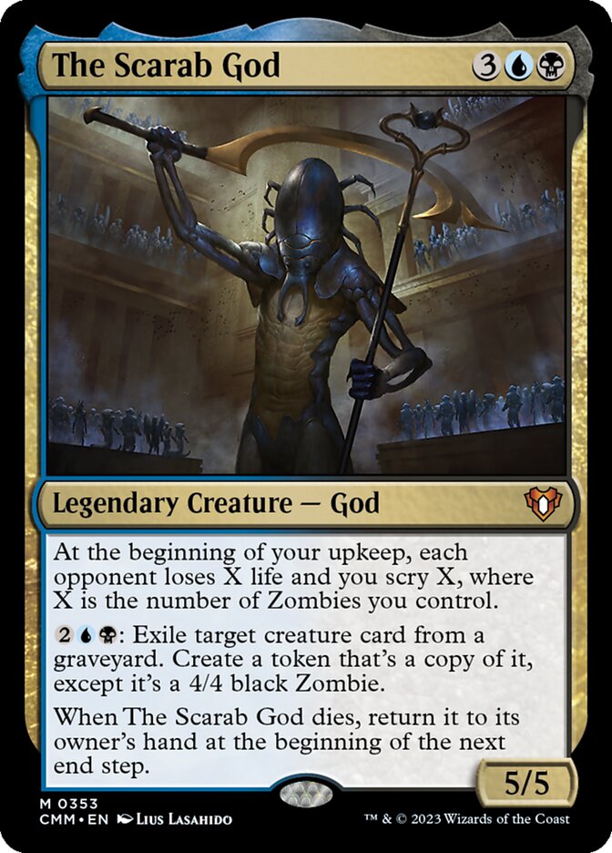 The Scarab God 353/451 (Commander Masters)  - Foil | Good Games Morley