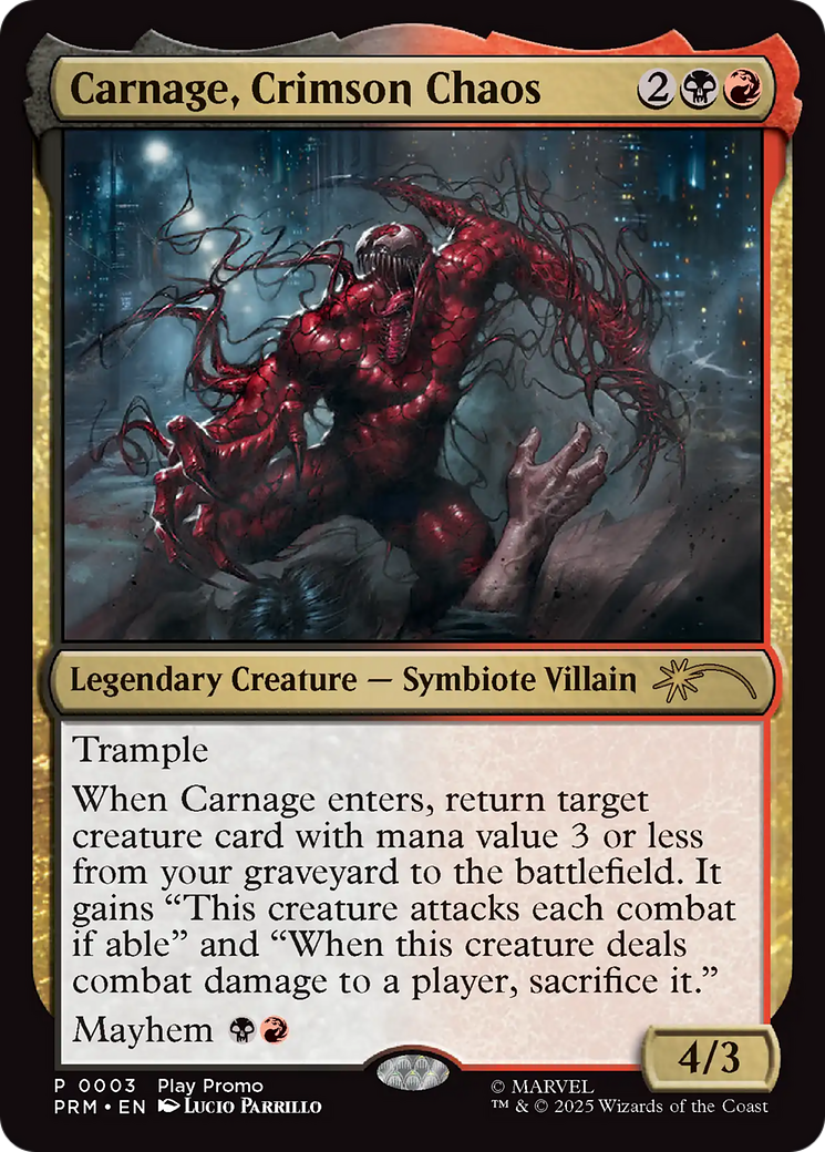 Carnage, Crimson Chaos [Wizards Play Network 2025] | Good Games Morley