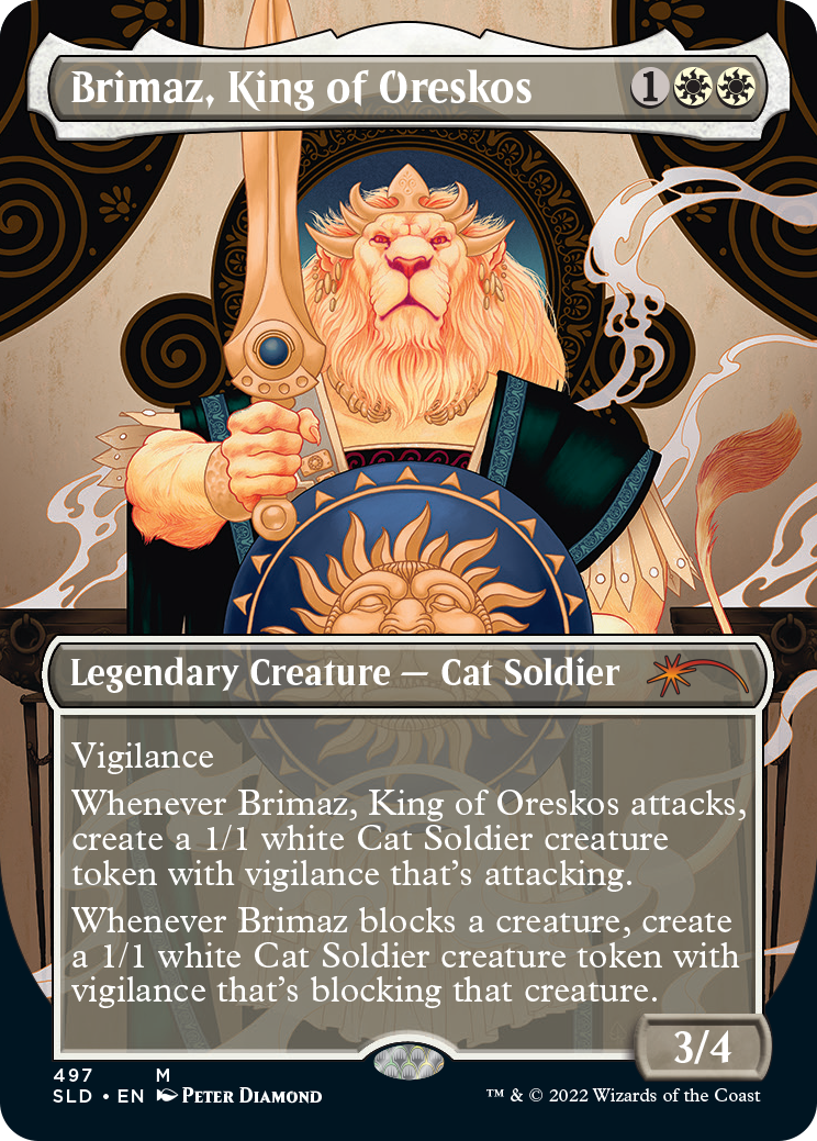 Brimaz, King of Oreskos (Borderless) [Secret Lair Drop Series] | Good Games Morley
