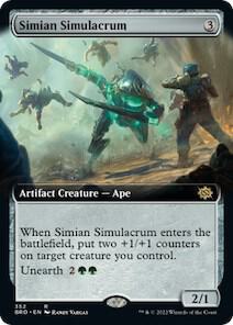 Simian Simulacrum Extended Art 352/287 (The Brothers' War)  | Good Games Morley