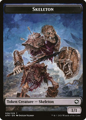 Illusion // Skeleton Double-Sided Token [Dungeons & Dragons: Adventures in the Forgotten Realms Commander Tokens] | Good Games Morley