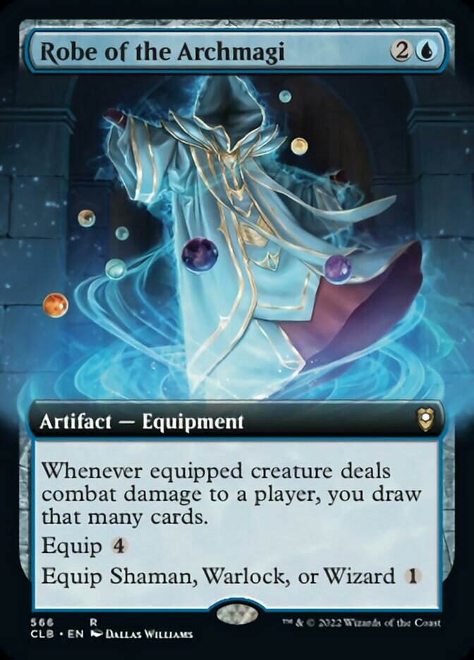 Robe of the Archmagi (Extended Art) [Commander Legends: Battle for Baldur's Gate] | Good Games Morley