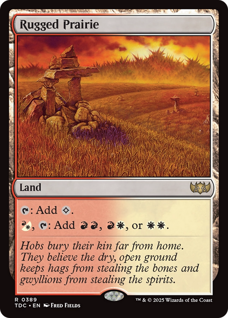 Rugged Prairie [Tarkir: Dragonstorm Commander] | Good Games Morley