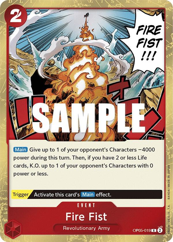 Fire Fist OP05-019 (Awakening of the New Era)  - Foil | Good Games Morley