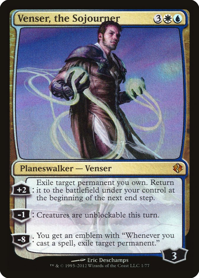 Venser, the Sojourner 1/77 (Duel Decks: Venser vs. Koth)  - Foil | Good Games Morley