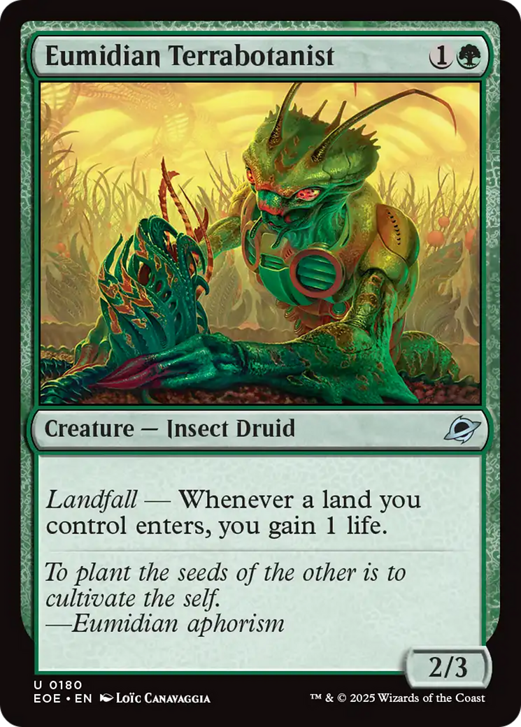 Eumidian Terrabotanist [Edge of Eternities] | Good Games Morley