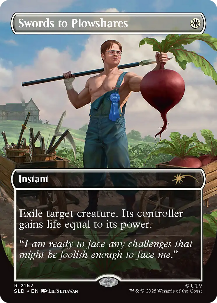 Swords to Plowshares (2167) [Secret Lair Drop Series] | Good Games Morley