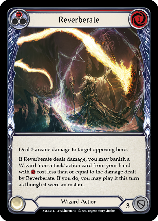 Reverberate (Red) [ARC138-C] (Arcane Rising)  1st Edition Normal | Good Games Morley