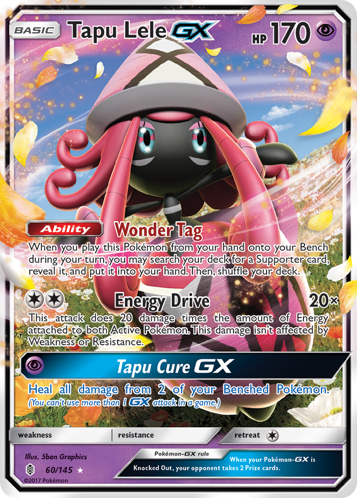 Tapu Lele GX (60/145) [Sun & Moon: Guardians Rising] | Good Games Morley