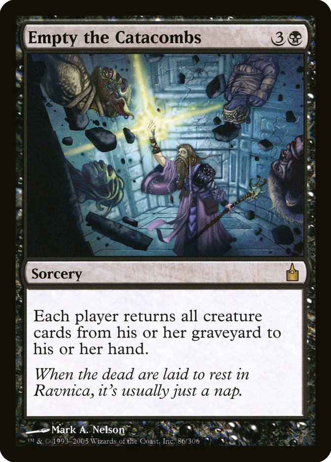 Empty the Catacombs 86/306 (Ravnica: City of Guilds)  | Good Games Morley