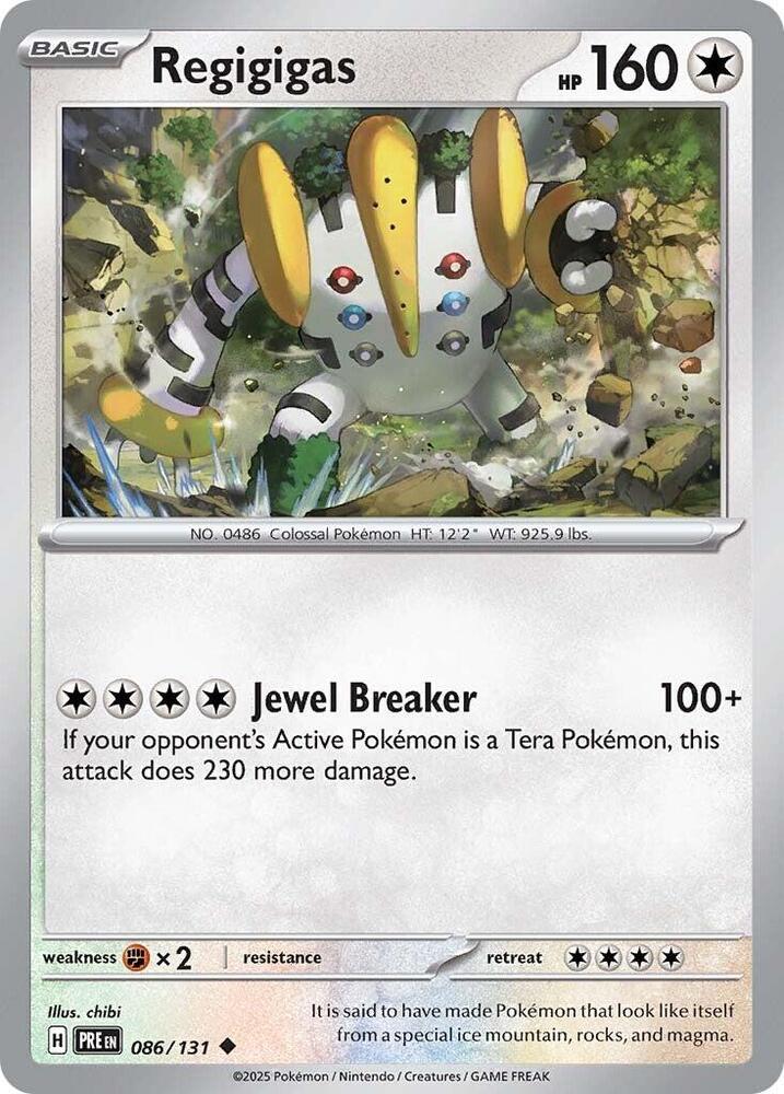 Regigigas (086/131) [Scarlet & Violet: Prismatic Evolutions] | Good Games Morley