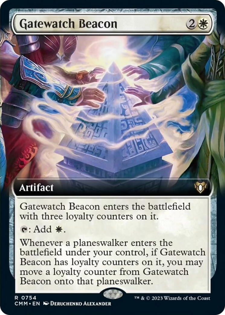 Gatewatch Beacon (Extended Art) [Commander Masters] | Good Games Morley