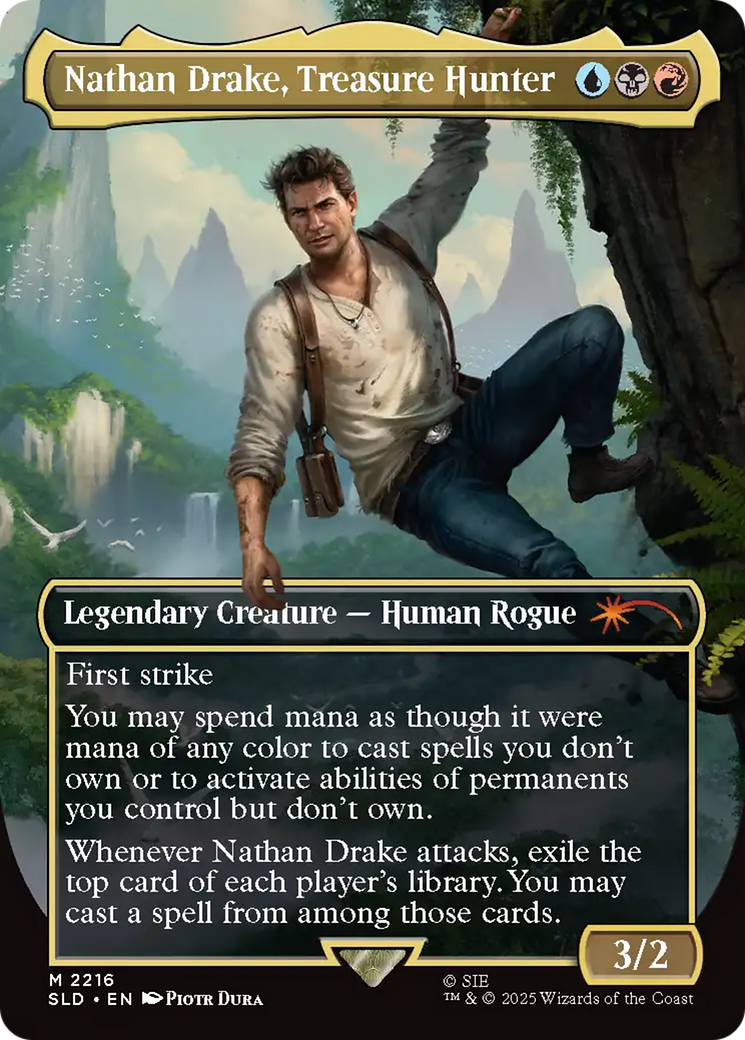 Nathan Drake, Treasure Hunter [Secret Lair Drop Series] | Good Games Morley