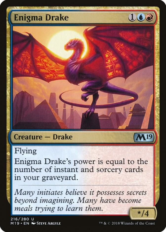 Enigma Drake 216/280 (Core Set 2019)  | Good Games Morley