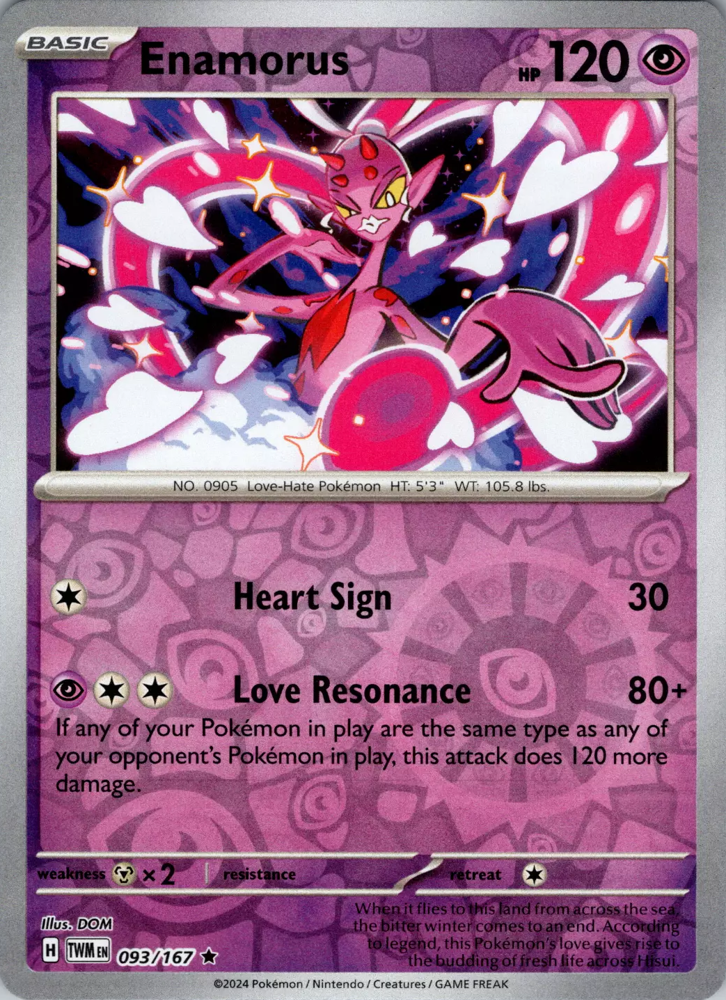 Enamorus (093/167) [Scarlet & Violet: Twilight Masquerade] | Good Games Morley