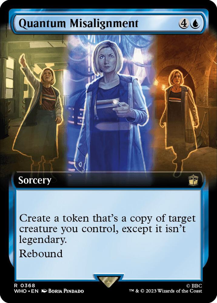Quantum Misalignment 368/331 (Universes Beyond: Doctor Who)  - Extended Art Foil | Good Games Morley