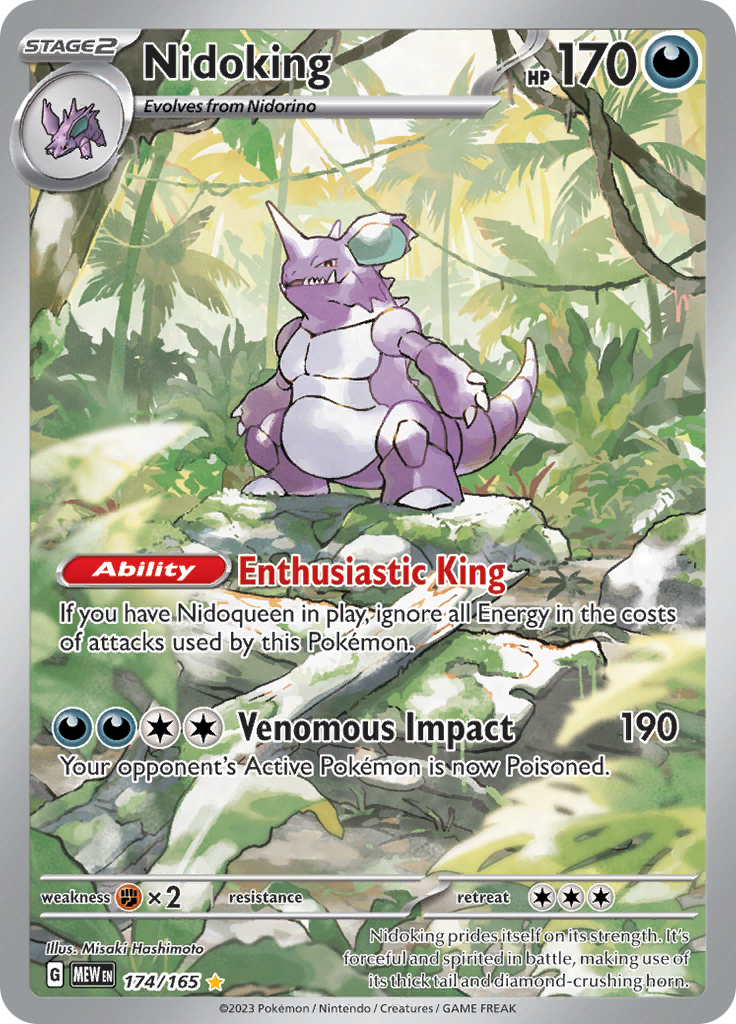 Nidoking (174/165) [Scarlet & Violet 151] | Good Games Morley