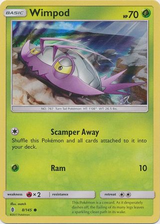 Wimpod (8/145) (Collection Promo) [Sun & Moon: Guardians Rising] | Good Games Morley
