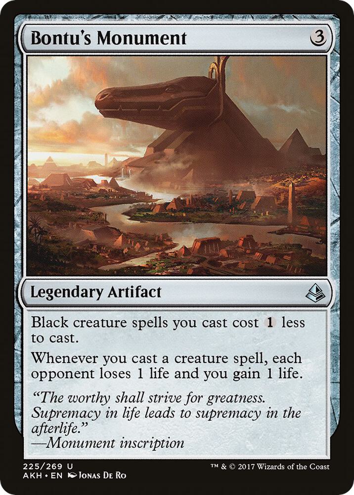 Bontu's Monument 225 (Amonkhet)  | Good Games Morley