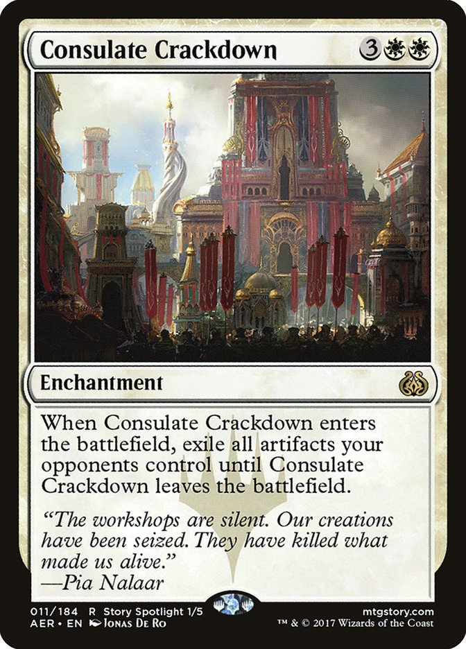Consulate Crackdown 11 (Aether Revolt)  - Foil | Good Games Morley