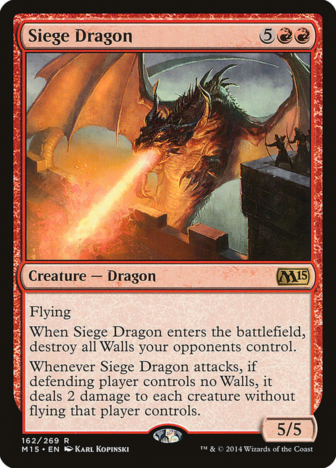 Siege Dragon 162 (Magic 2015 (M15))  | Good Games Morley