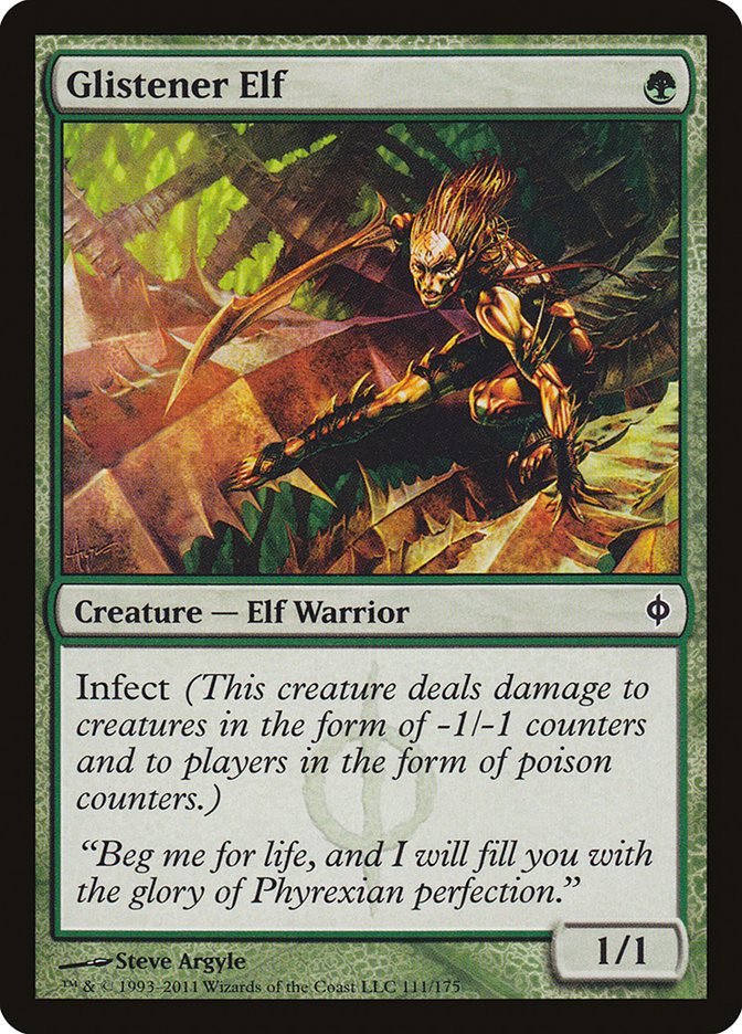 Glistener Elf 111 (New Phyrexia)  | Good Games Morley