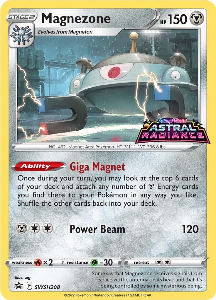 Magnezone (SWSH208) [Sword & Shield: Black Star Promos] | Good Games Morley