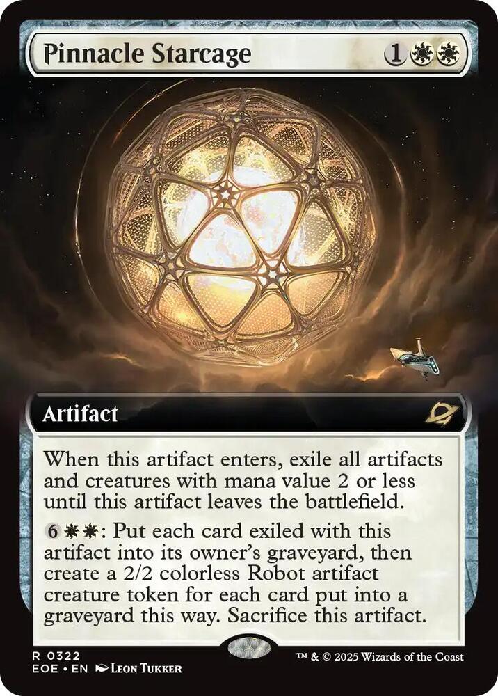 Pinnacle Starcage  322 (Edge of Eternities)  - Extended Art Foil | Good Games Morley