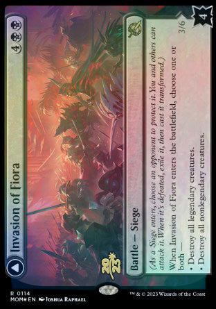Invasion of Fiora // Marchesa, Resolute Monarch [March of the Machine Prerelease Promos] | Good Games Morley