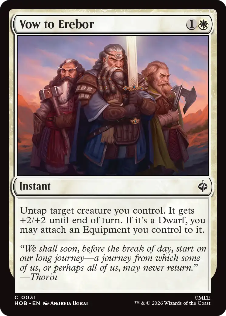 Vow to Erebor [The Hobbit] | Good Games Morley