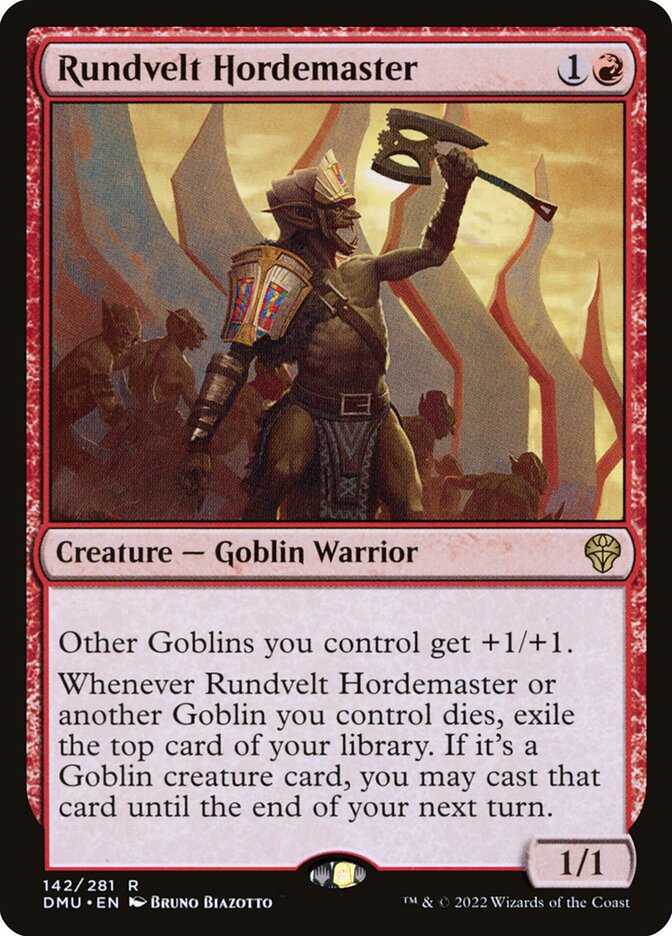 Rundvelt Hordemaster 142 (Dominaria United)  | Good Games Morley