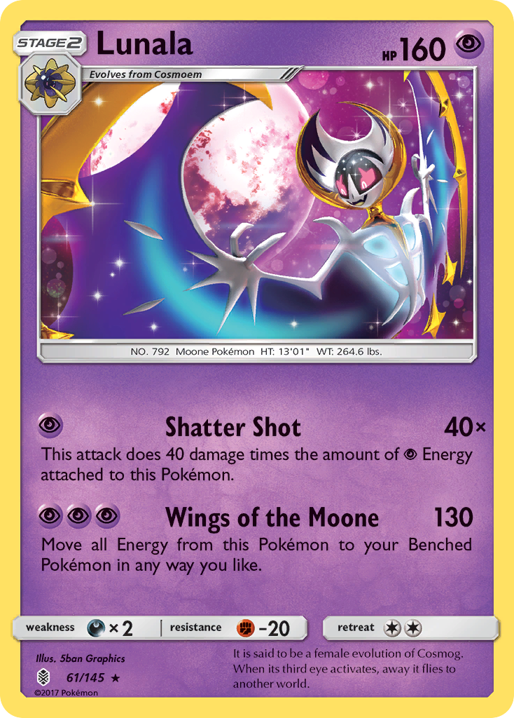 Lunala (61/145) [Sun & Moon: Guardians Rising] | Good Games Morley