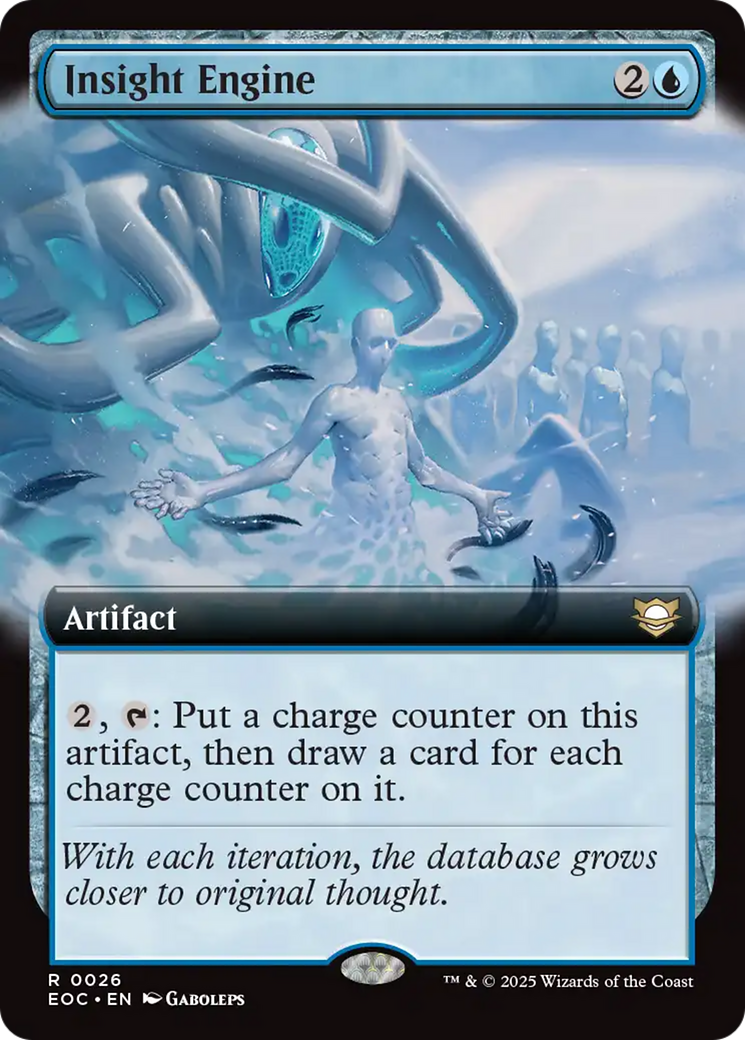 Insight Engine (Extended Art) [Edge of Eternities Commander] | Good Games Morley